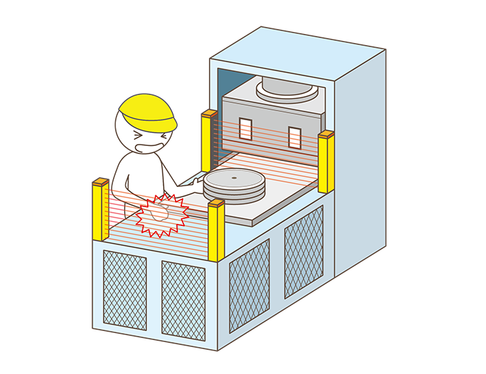 Rigid injection molding machine safety measures