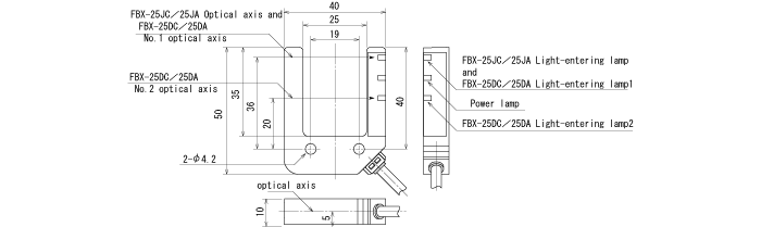 External dimension