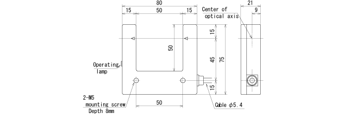 External dimension