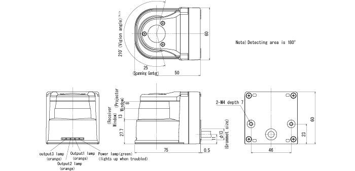 External dimension